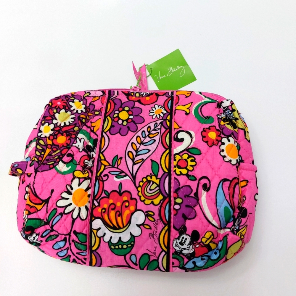 Vera Bradley Disney Parks Large Cosmetic Just Mousing Around NWT